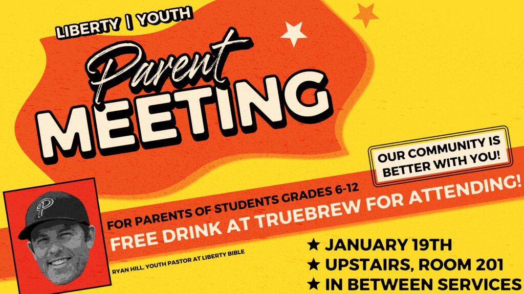 Youth Parent Meeting 1-2025 Slide